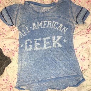 A blue t shirt from L.O.L.Vintage